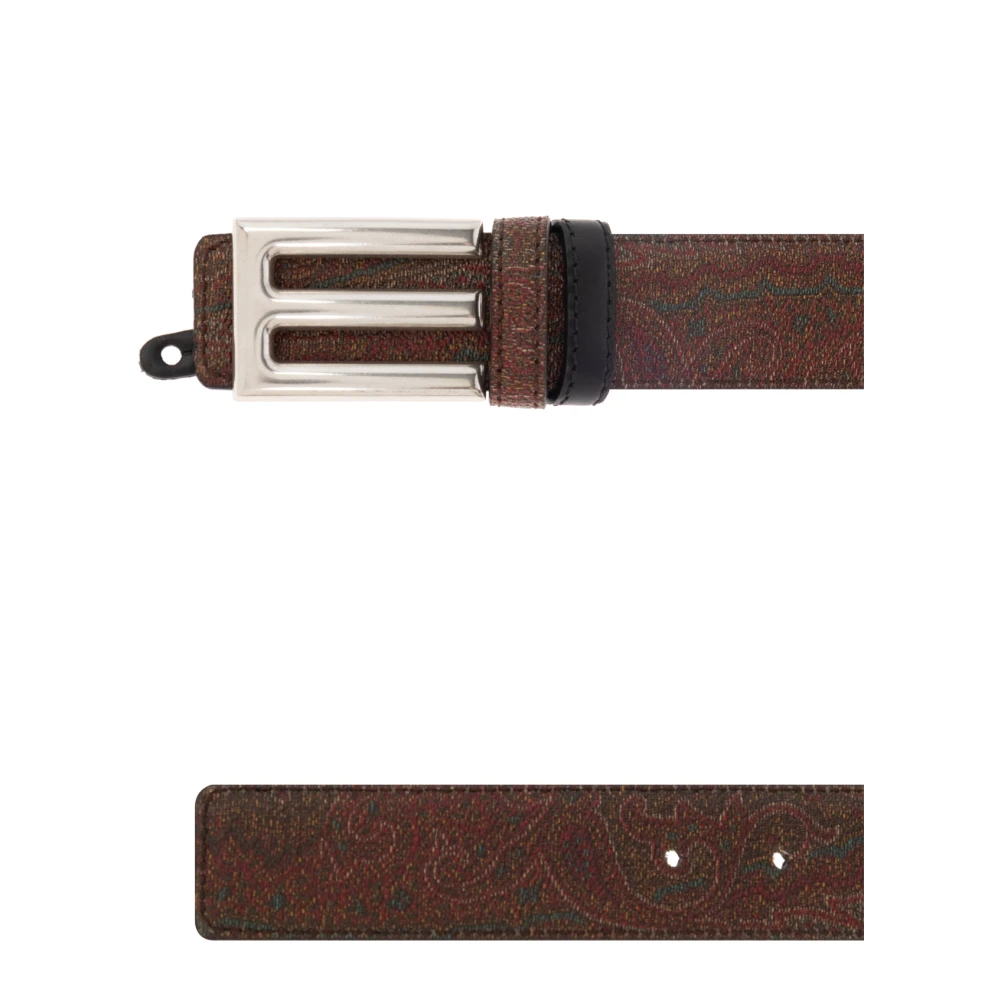 ETRO Omkeerbare riem Brown Heren