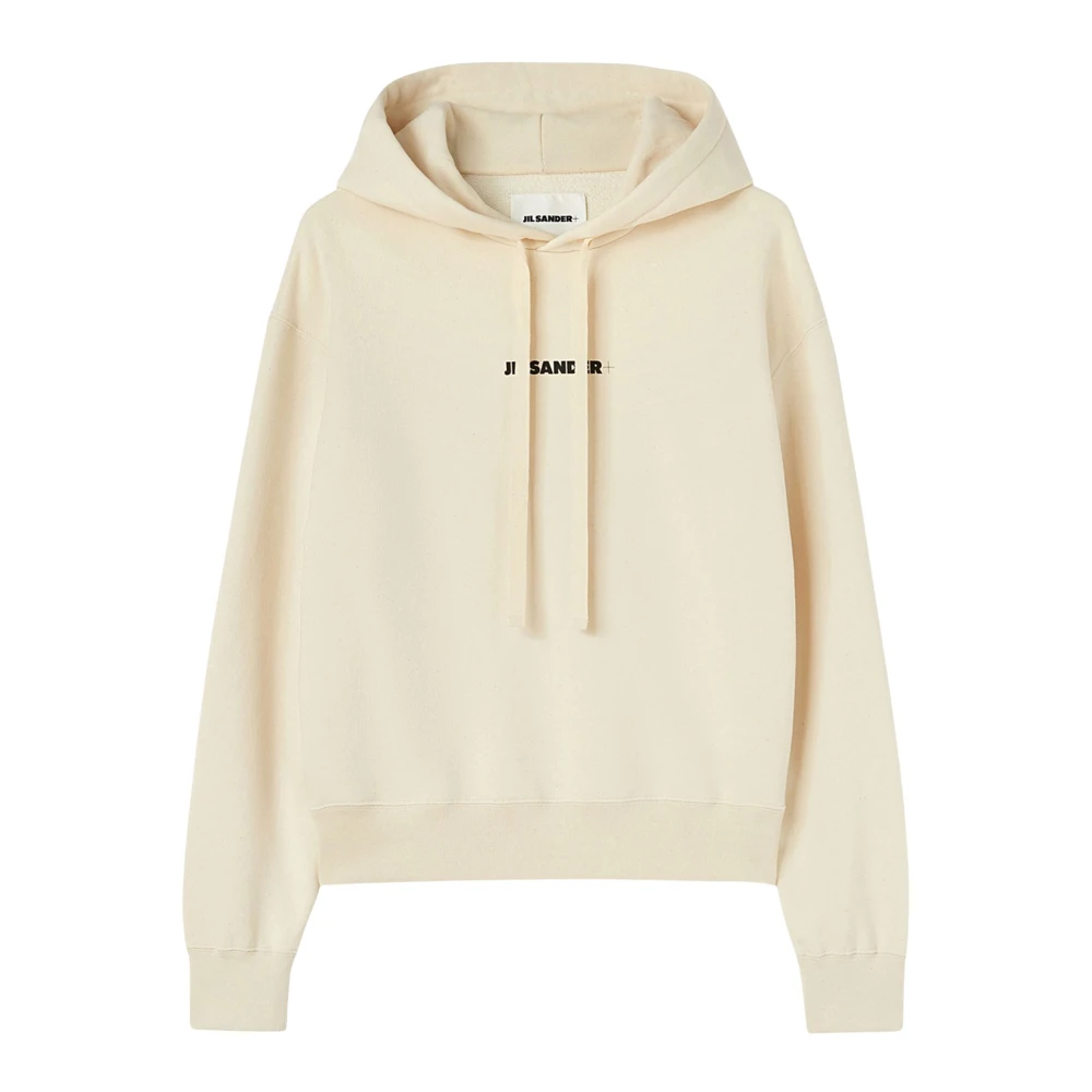 Jil Sander , Hoodies, Female, Beige, S, Stylish Sweatshirt For Men And Women