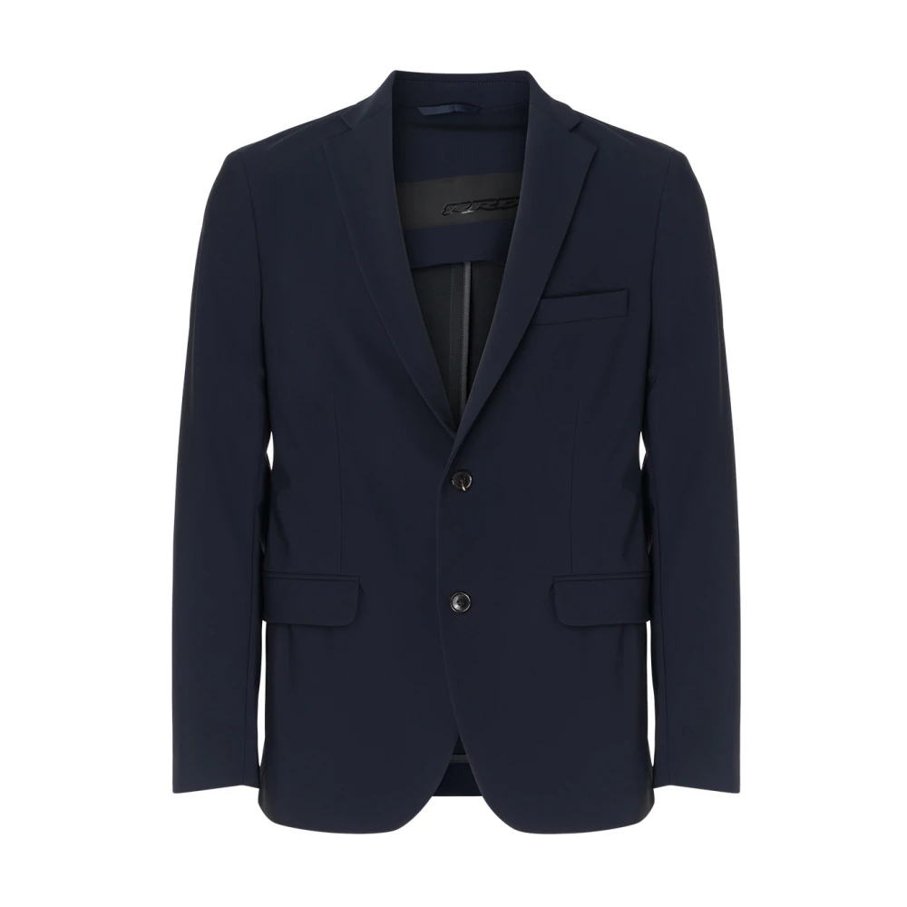 RRD Blauwe Surflex Stof Klassieke Blazer Blue Heren