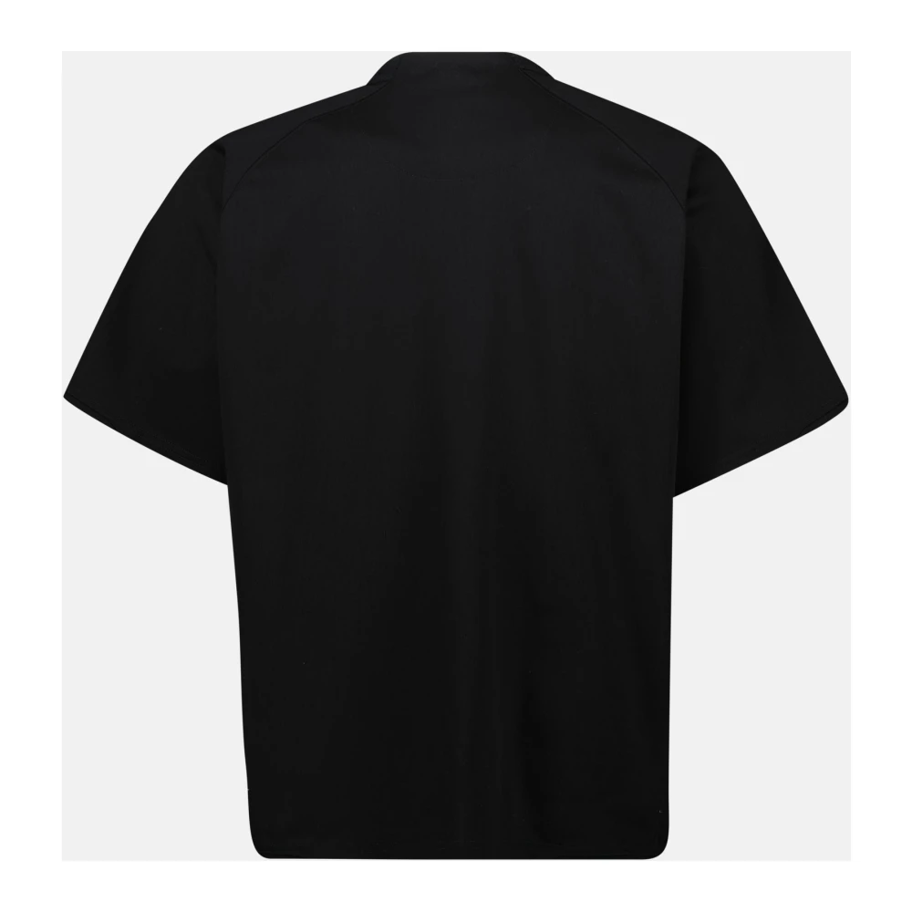 Sacai Zwarte Rechte T-shirt Lente-Zomer 2025 Black Heren