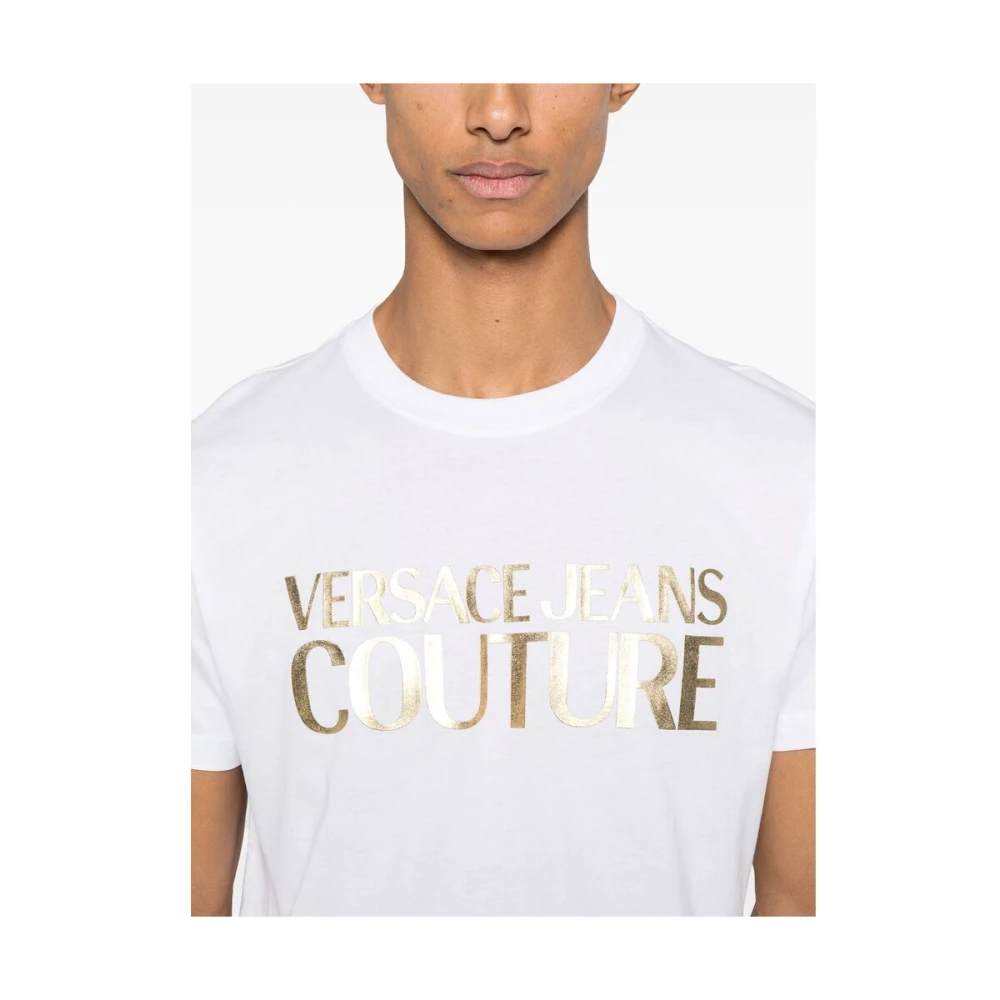Versace Jeans Couture Witte Crew Neck T-shirt White Heren