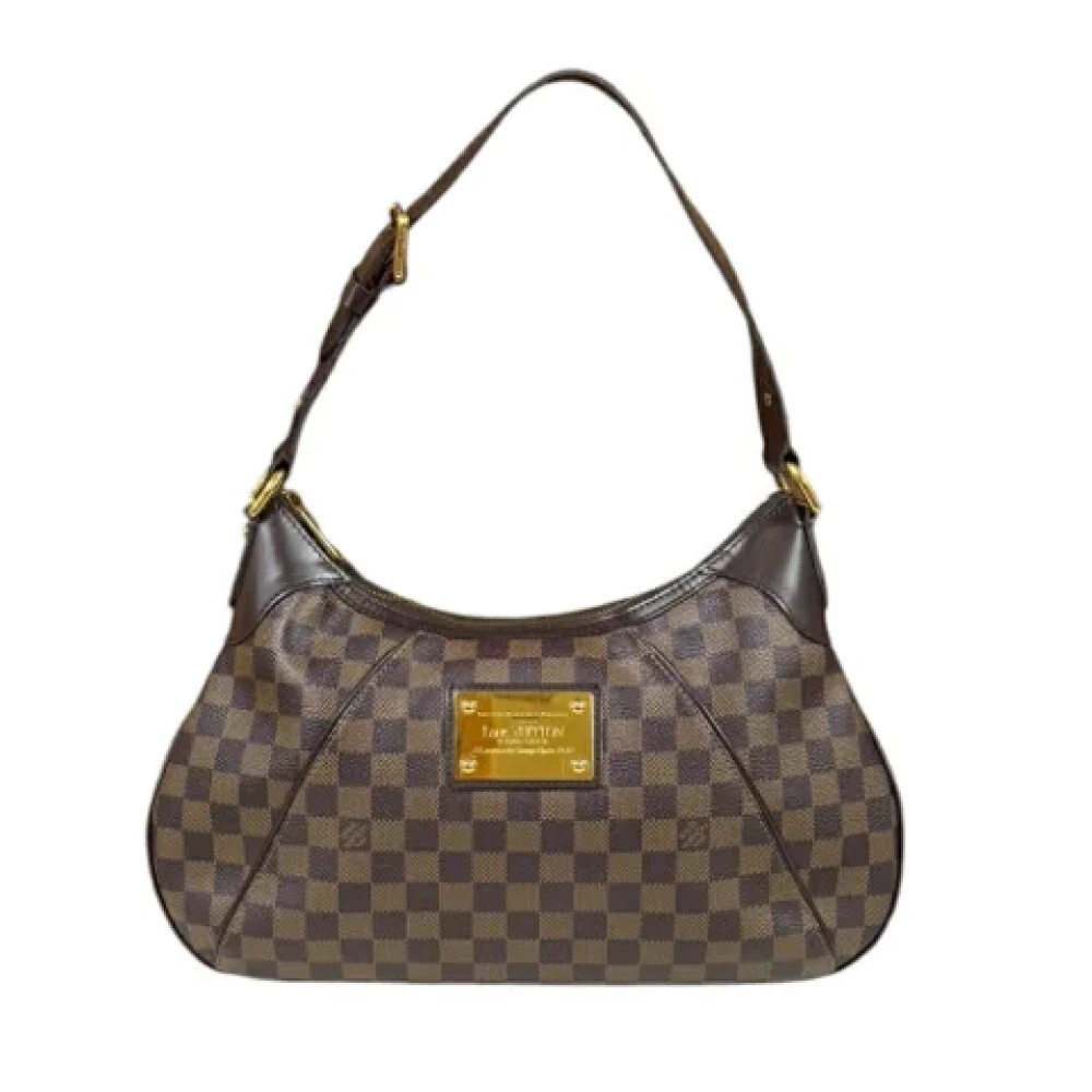 Louis Vuitton Vintage Pre-owned Canvas shoulder-bags Brown Dames
