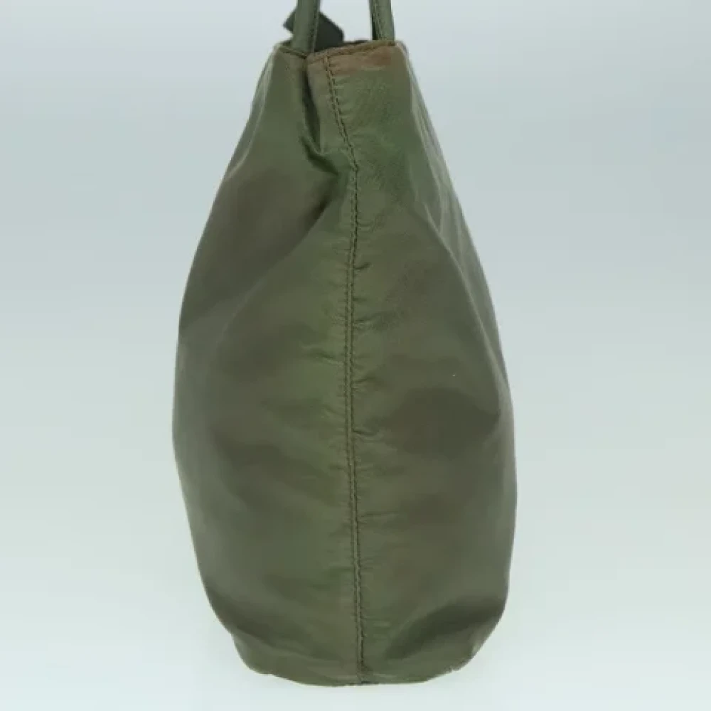 Prada Vintage Pre-owned Nylon totes Brown Dames