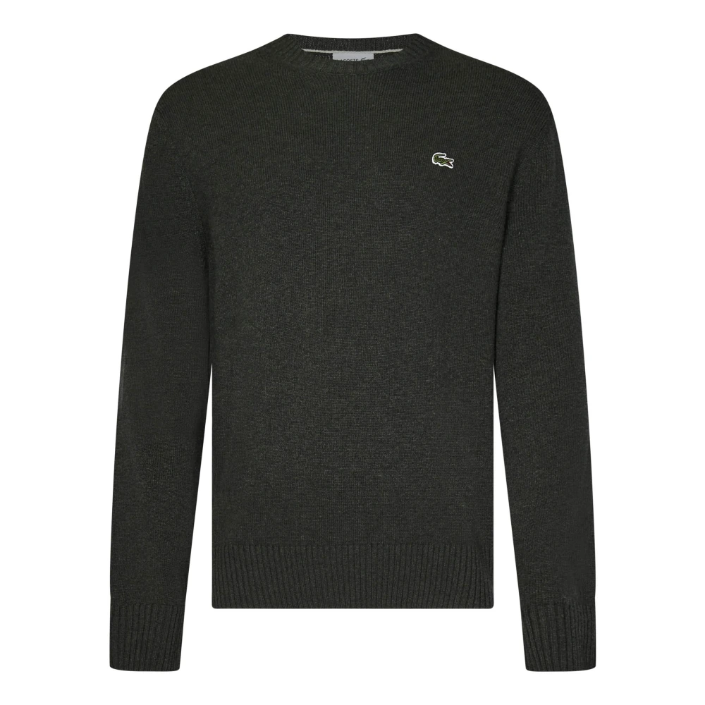 Lacoste Groene Wollen Trui Klassieke Pasvorm Green Heren