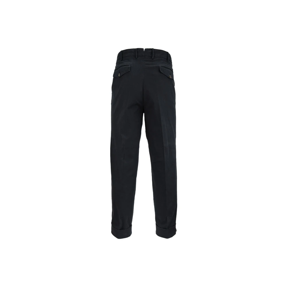 PT Torino Heren Knoop Rits Broek Black Heren