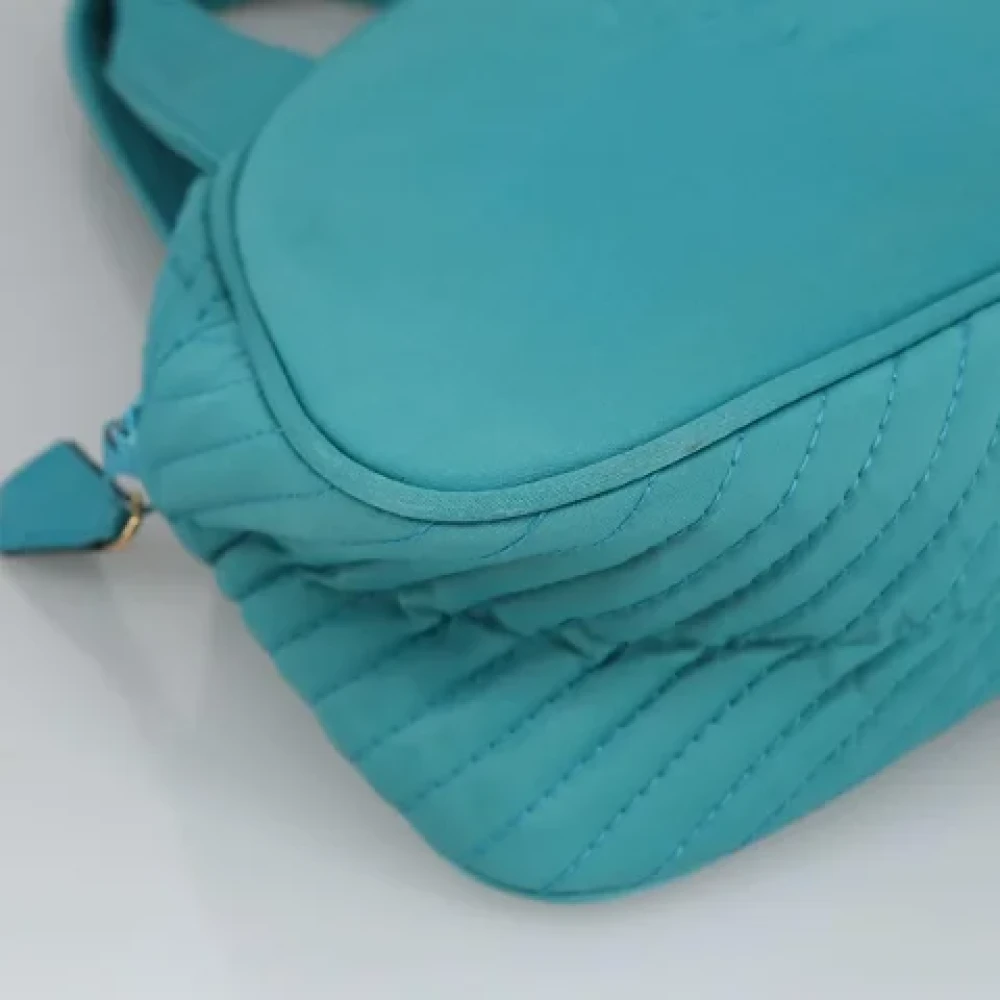 Yves Saint Laurent Vintage Pre-owned Leather handbags Blue Dames