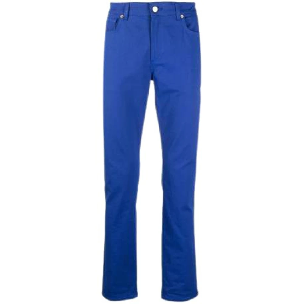 Moschino Rechte Jeans Upgrade voor Mannen Blue Heren