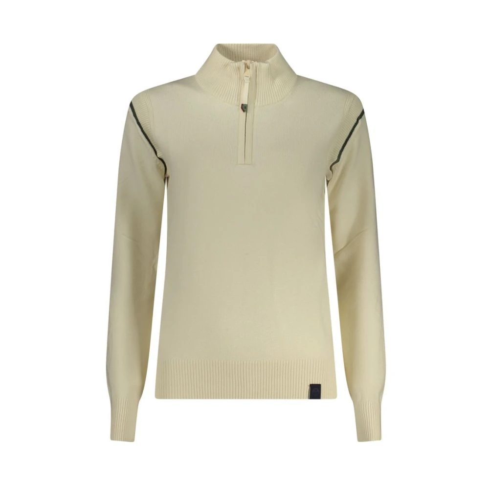 North Sails Women's Beige Turtlenecks, Xs, Long-Sleeved Turtleneck Jumper