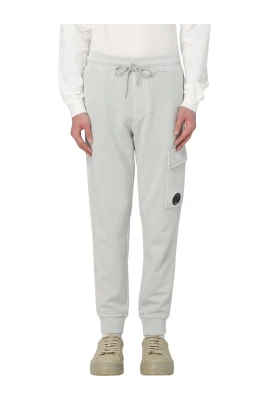 Grå Fleece Joggers för Män