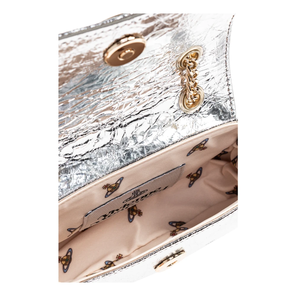 Vivienne Westwood Schoudertas met logo Gray Dames