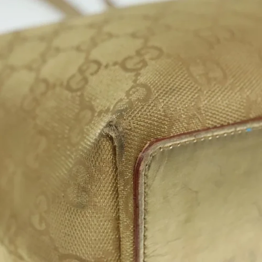 Gucci Vintage Pre-owned Canvas totes Yellow Dames