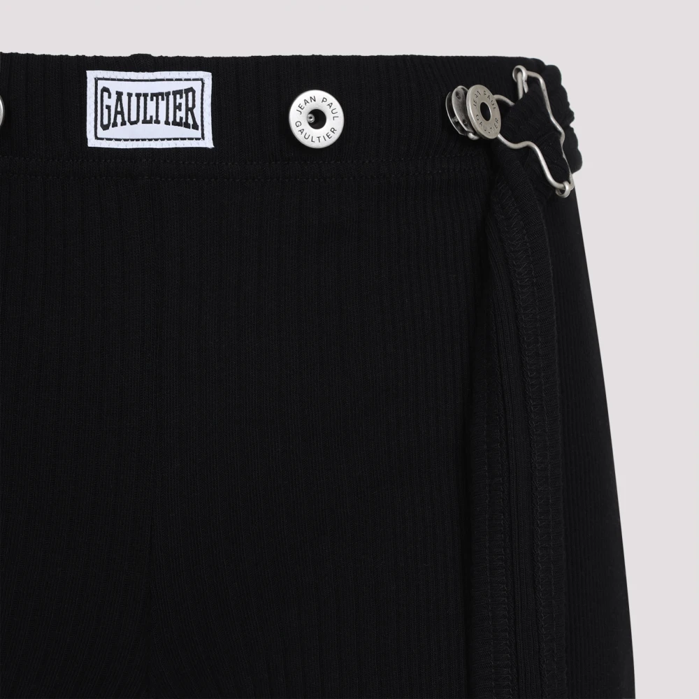 Jean Paul Gaultier Zwarte Shorty Overall Clip en Black Dames