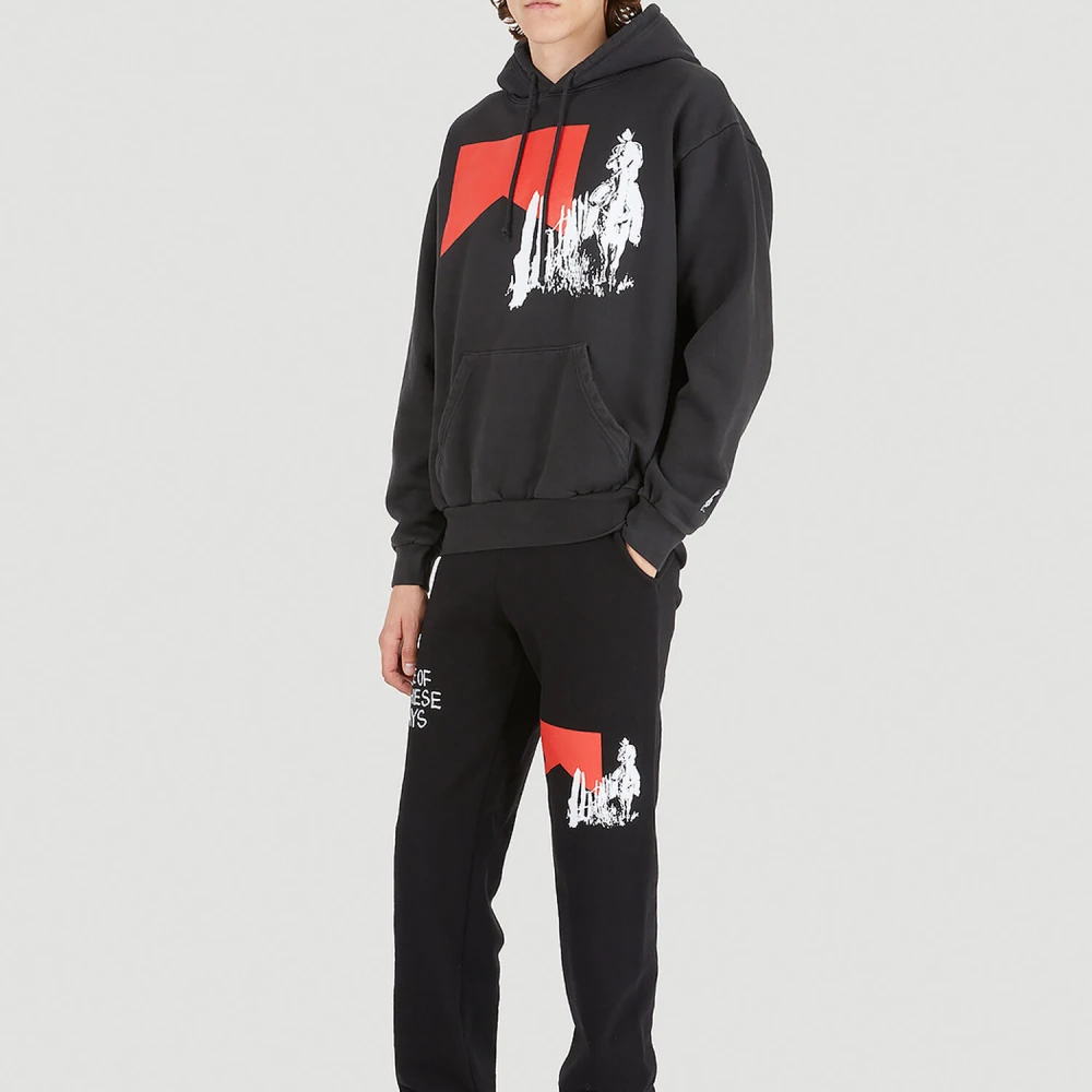 ONE OF These Days Sweatshirts Hoodies Black Heren