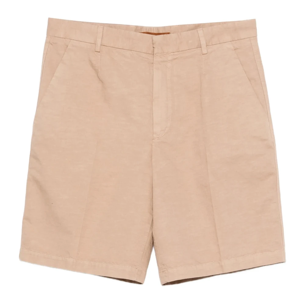 Zegna Men's Brown Bermuda Shorts - Casual Shorts - Xl - Shorts
