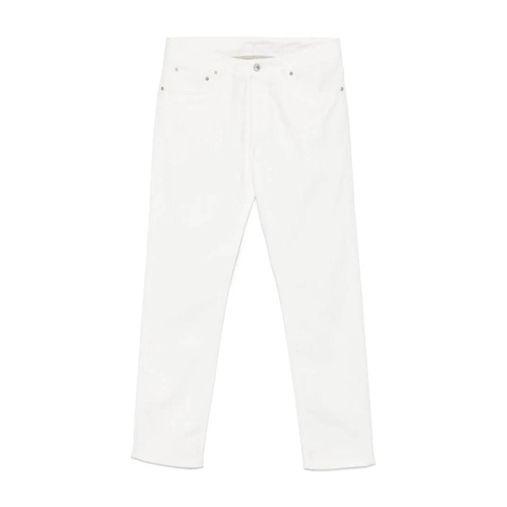 Etro Mannelijk Wit Jeans Heren, W32, Denim, Te Straight Denim Jeans