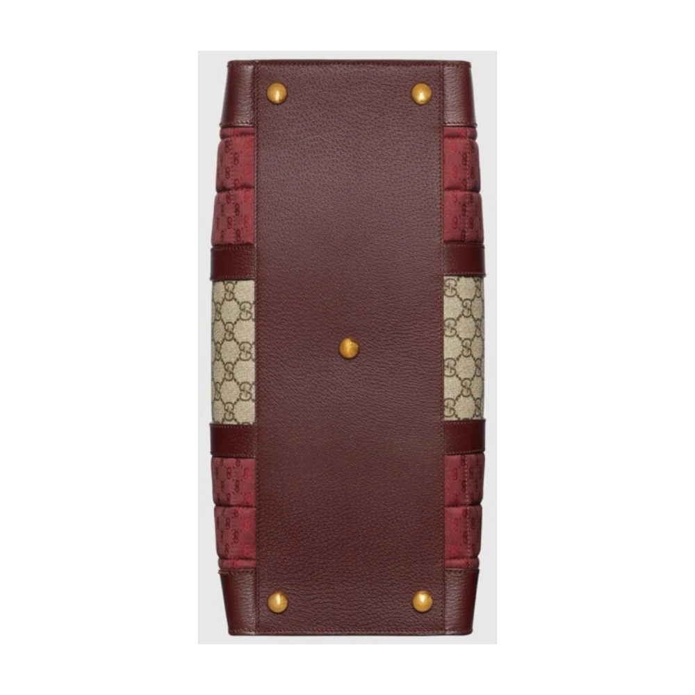 Gucci Mini GG Canvas Grote Tote Tas Brown Dames