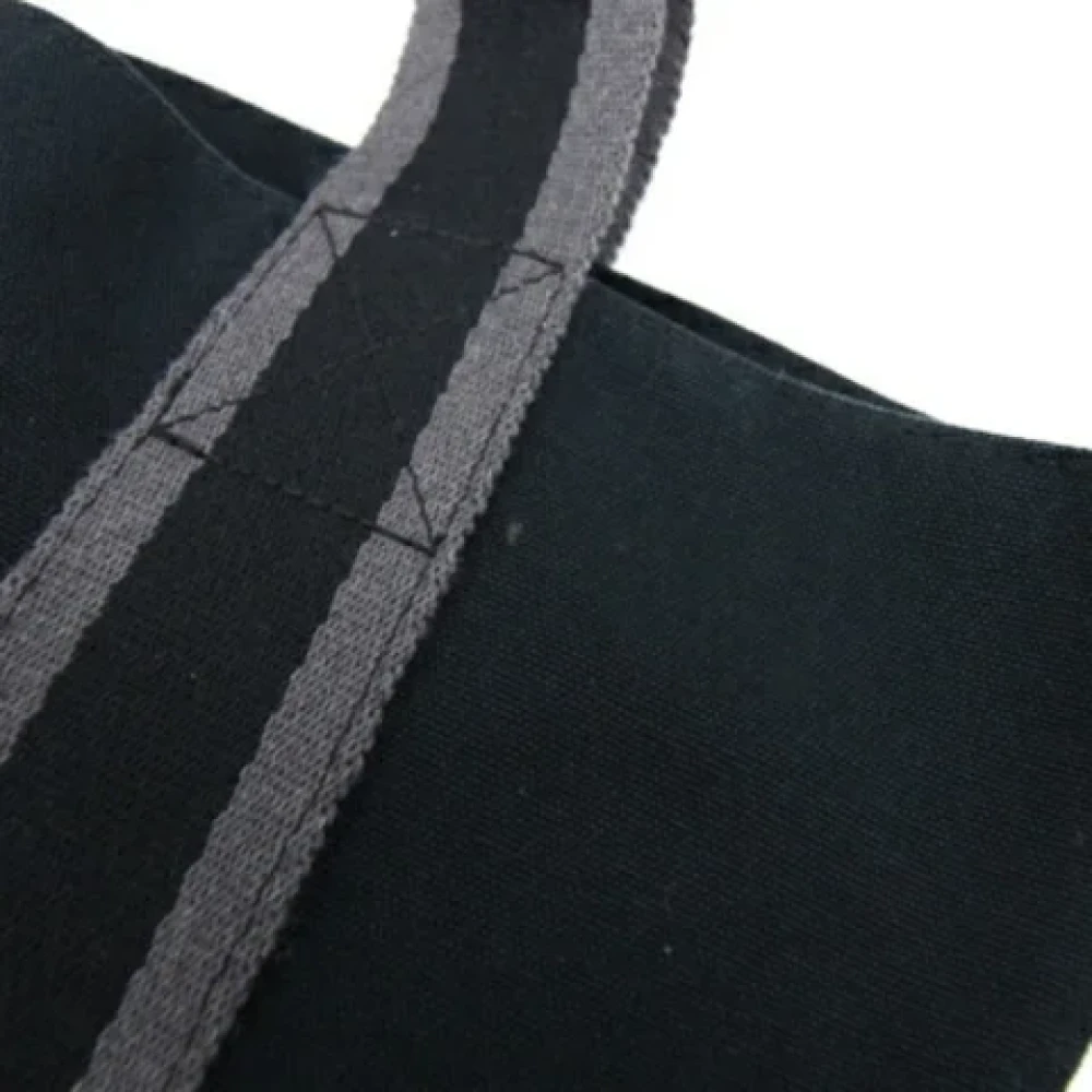 Hermès Vintage Pre-owned Cotton handbags Black Dames