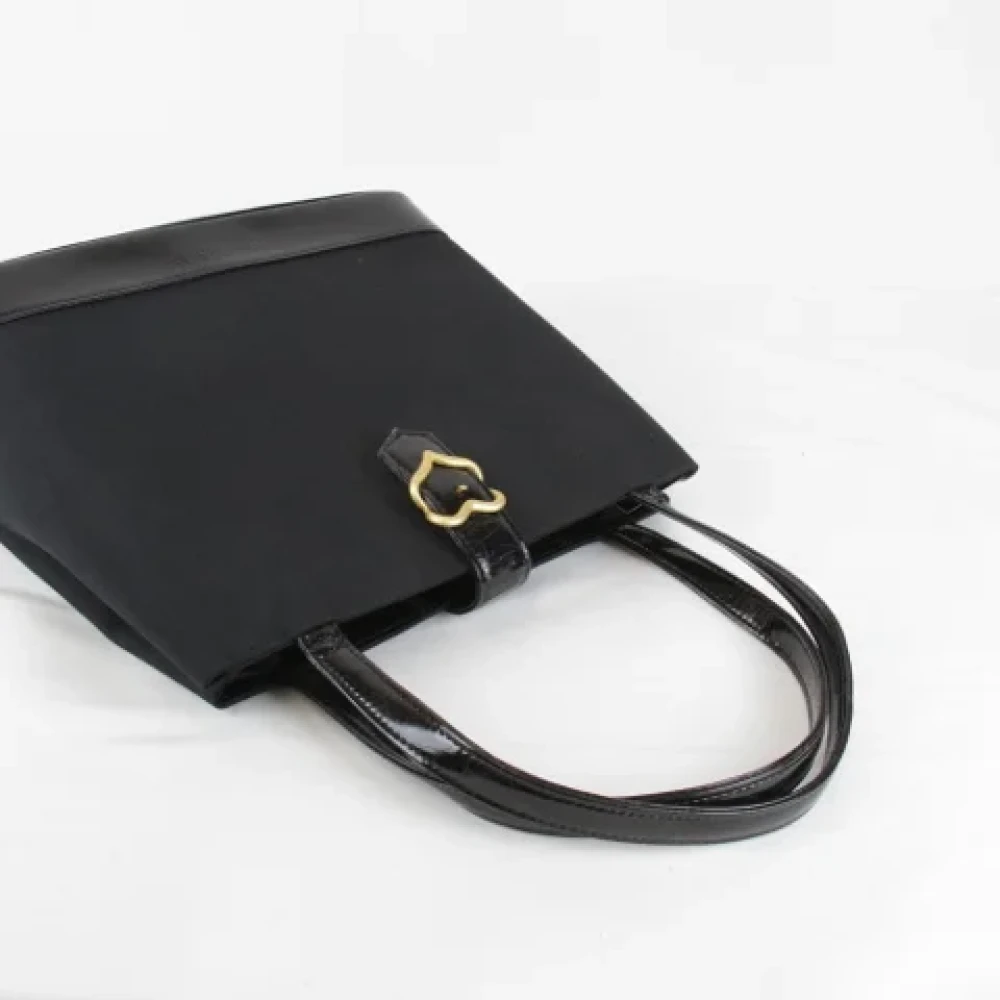 Yves Saint Laurent Vintage Pre-owned Nylon handbags Black Dames