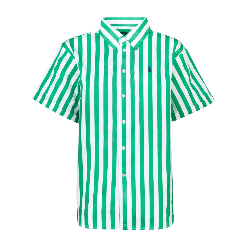 Polo Ralph Lauren Groen Wit Polo Shirt Green Heren