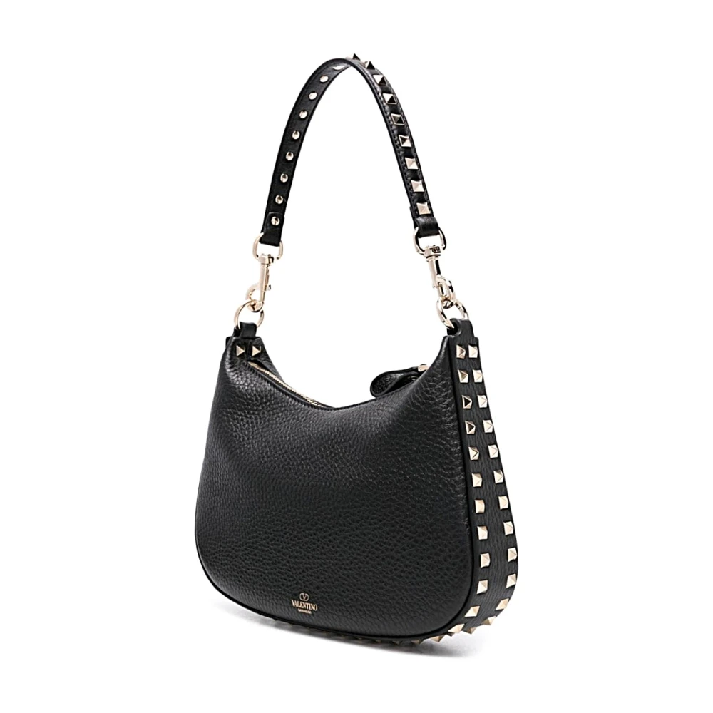 Valentino Stijlvolle Leren Tas Black Dames