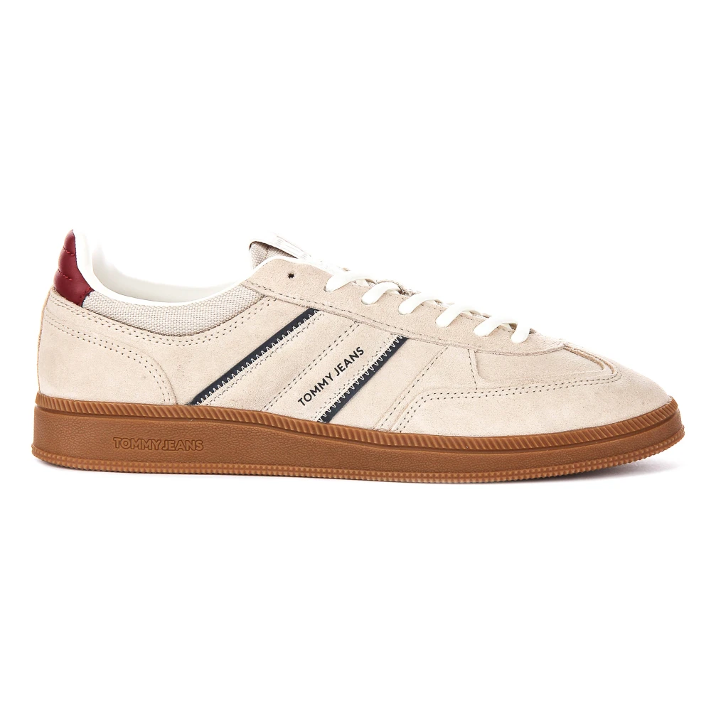 Tommy Jeans Men's Beige Sneakers, 8 Uk, The Greenwich Trainer
