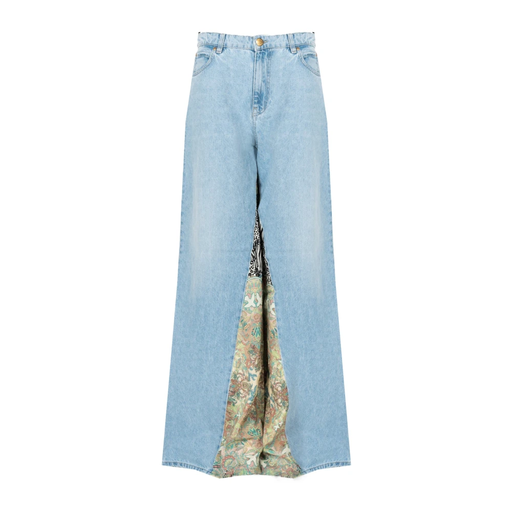 Pinko Wijde Multicolor Boyfriend Jeans Outlet Prijs Multicolor Dames