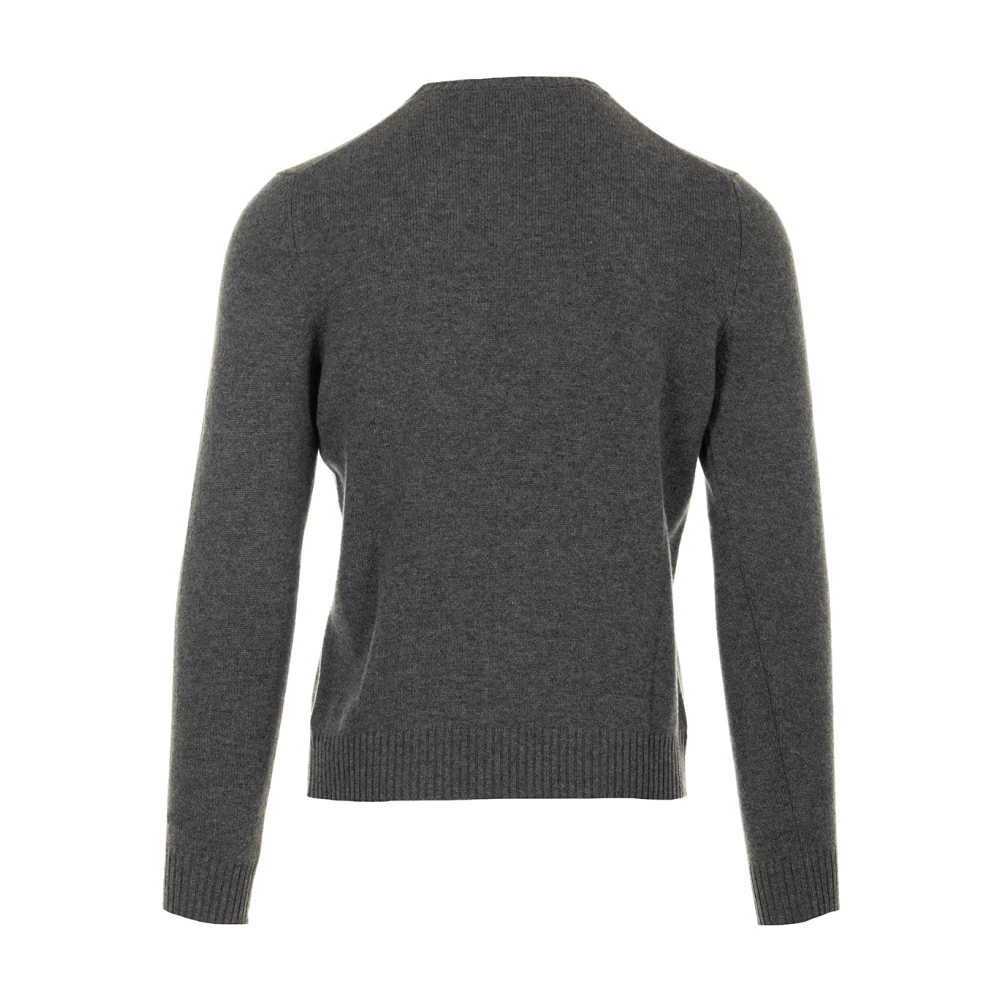 Gran Sasso Grijze Sweater Paricollo Gray Heren
