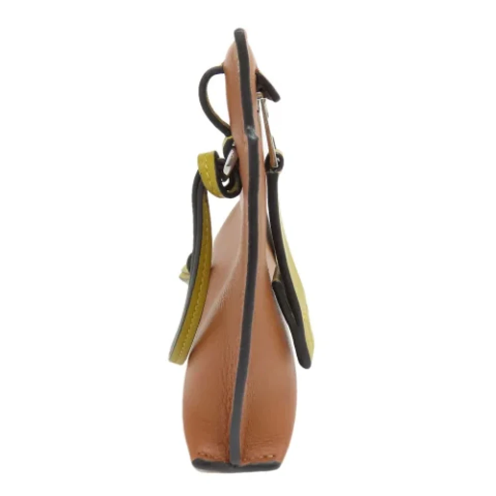 Loewe Pre-owned Leather pouches Brown Dames