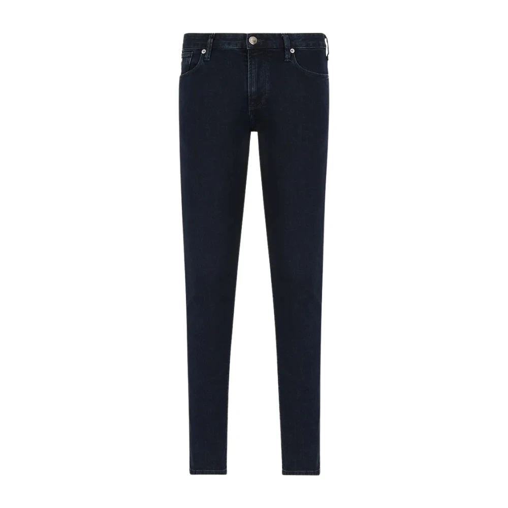 Emporio Armani Slim Fit Denim Jeans Tijdloze Essential Blue Heren