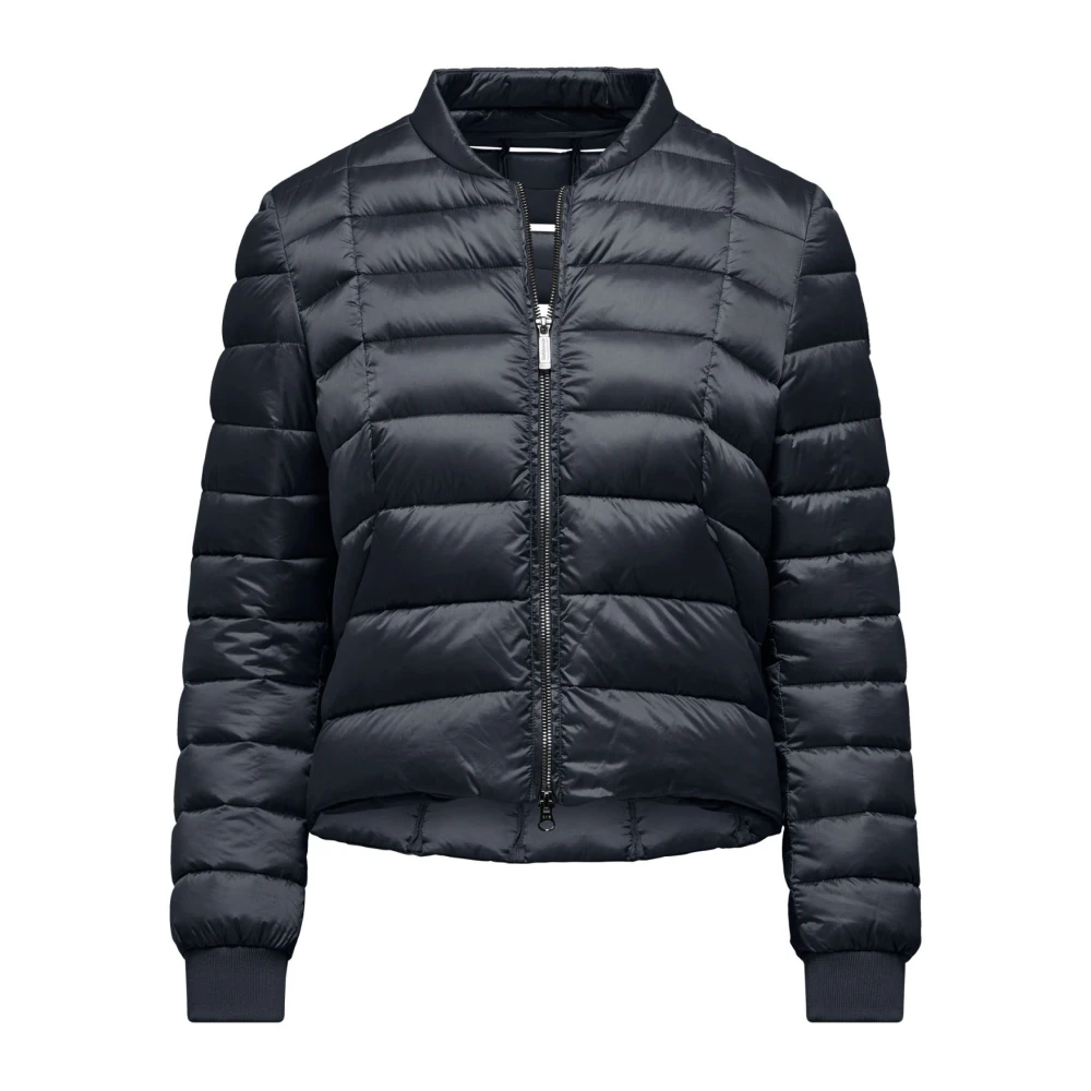 BomBoogie Lichtgewicht nylon donsjack voor dames met echte donsvulling Blue Dames