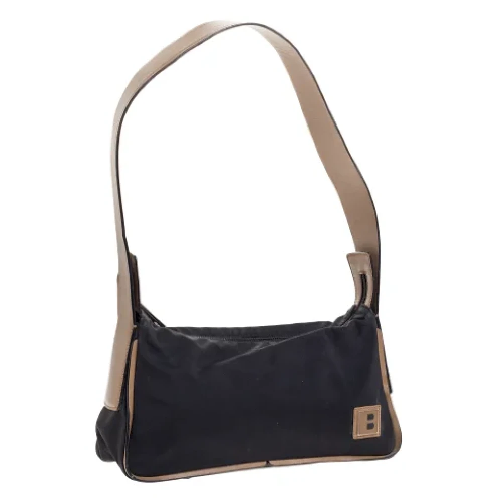 Bally Pre-owned Canvas shoulder-bags Black Dames