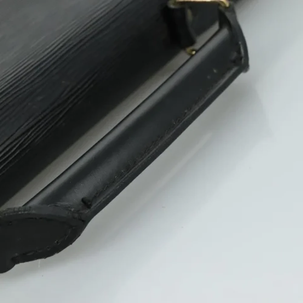 Louis Vuitton Vintage Pre-owned Leather briefcases Black Dames