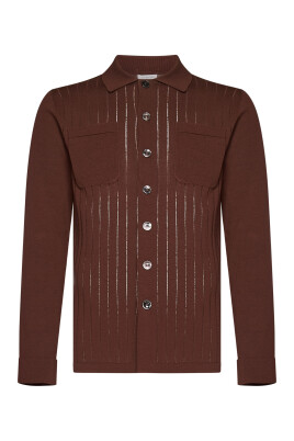 brown-knit-shirt-for-men