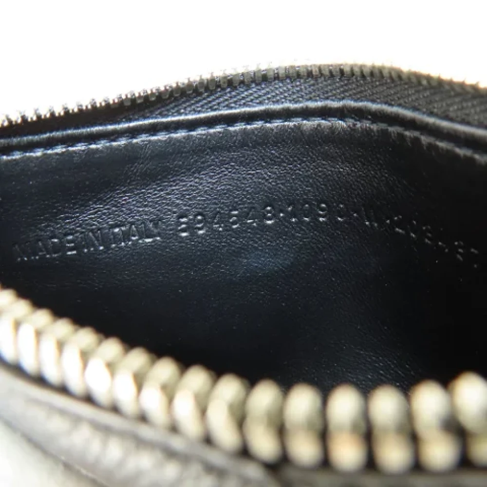 Balenciaga Vintage Pre-owned Leather wallets Black Dames