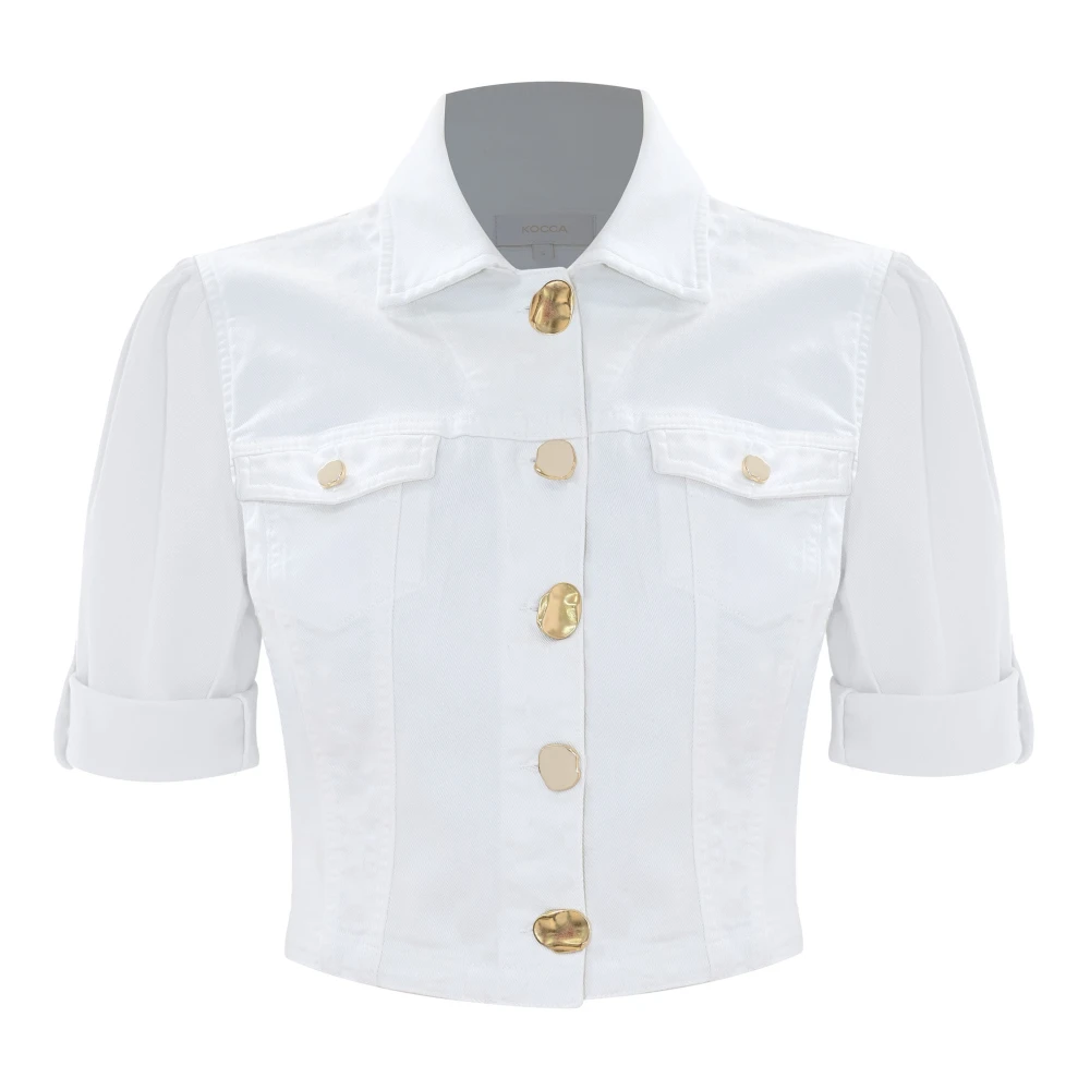 Kocca Stijlvolle Denim Jassen voor jou White Dames