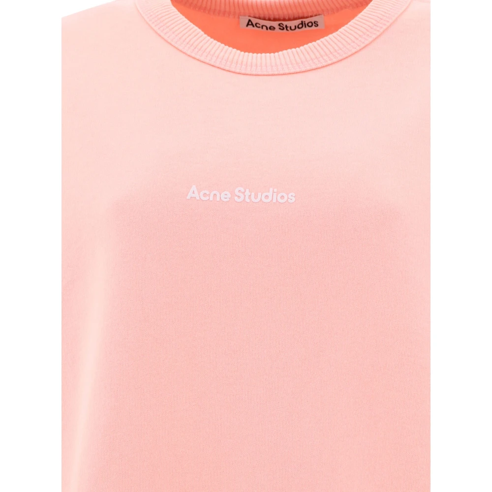 Acne Studios Katoenen Sweatshirt Pink Dames