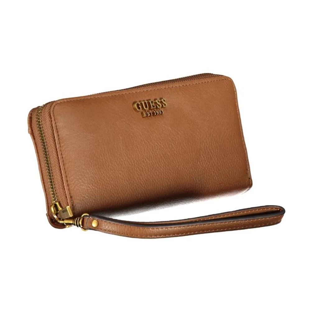 Guess Multi-compartiment Ritsportemonnee Brown Dames