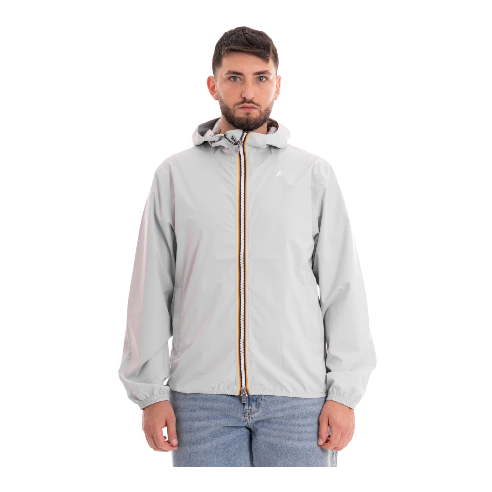 K-Way Uomo Bianco Giacche, L, New,