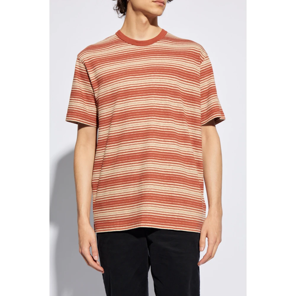 Norse Projects T-shirt Johannes Red Heren