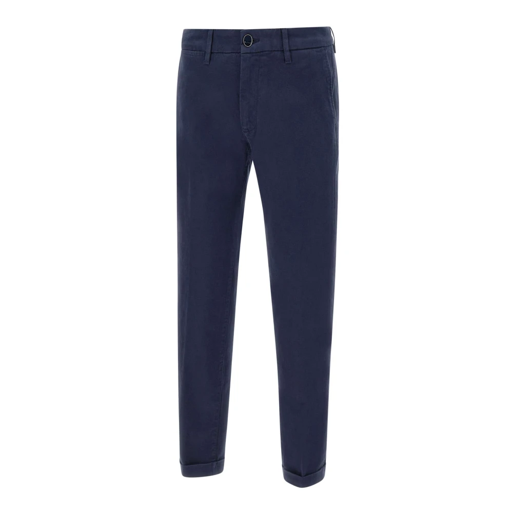 Re-Hash Men's Blue Chinos, W33, Mucha Trousers
