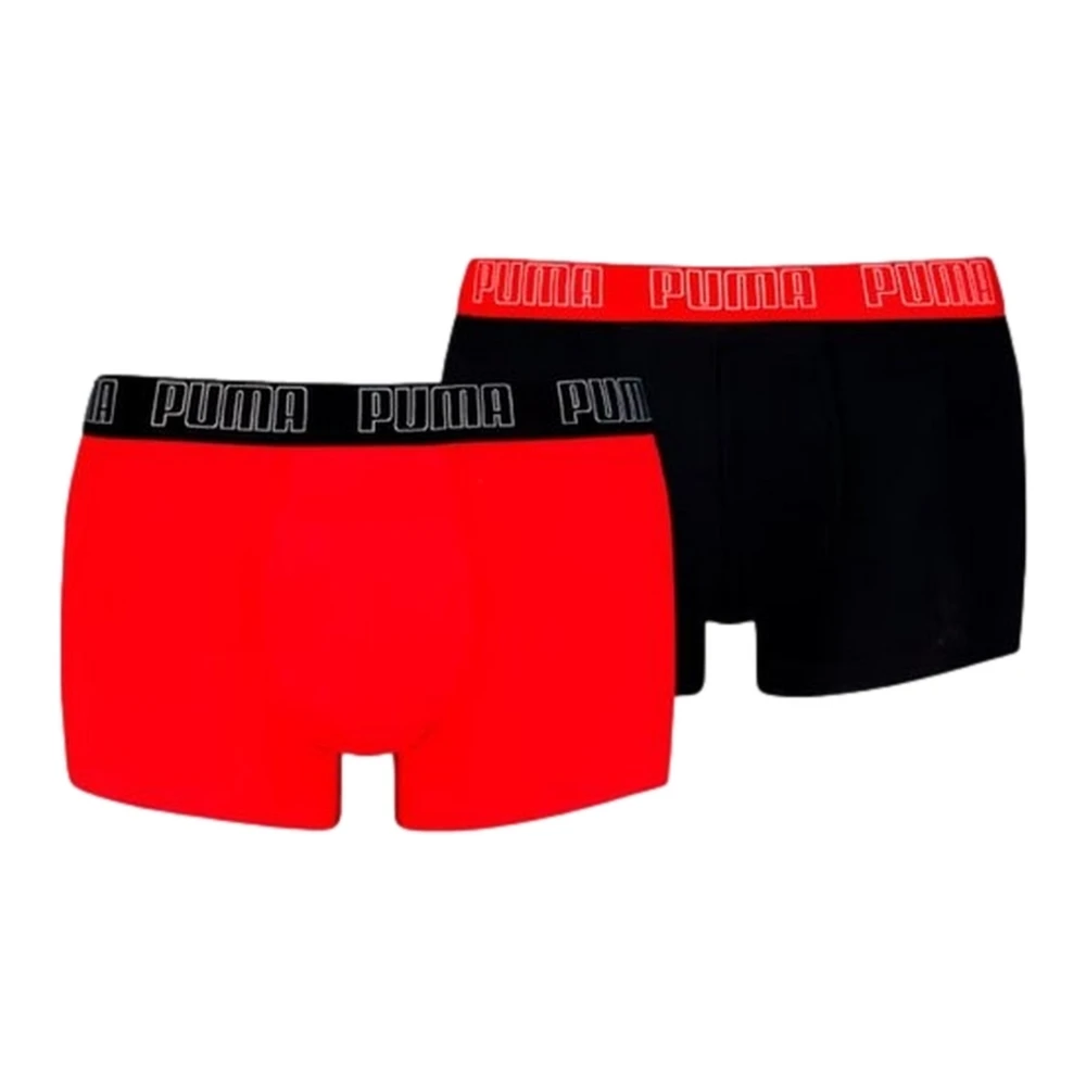 Puma Rood Zwart Everyday Trunk Boxers Red Heren