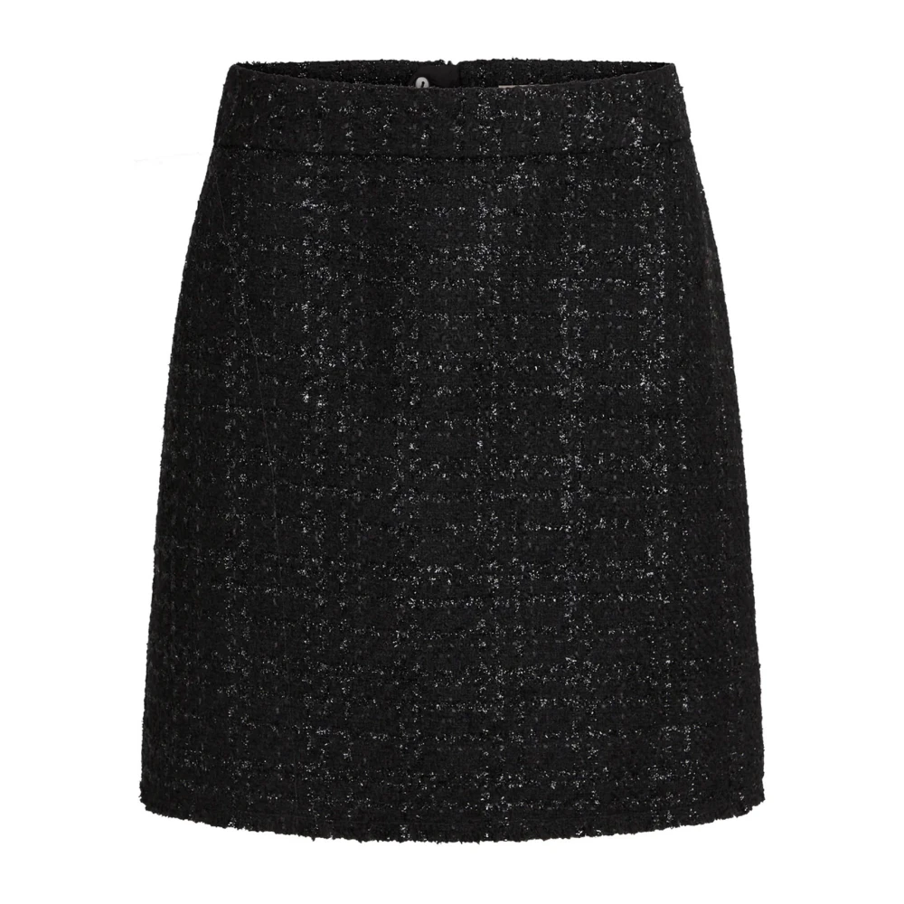 RUE de Femme Gewatteerde Jolene Rok in Zwart Black Dames