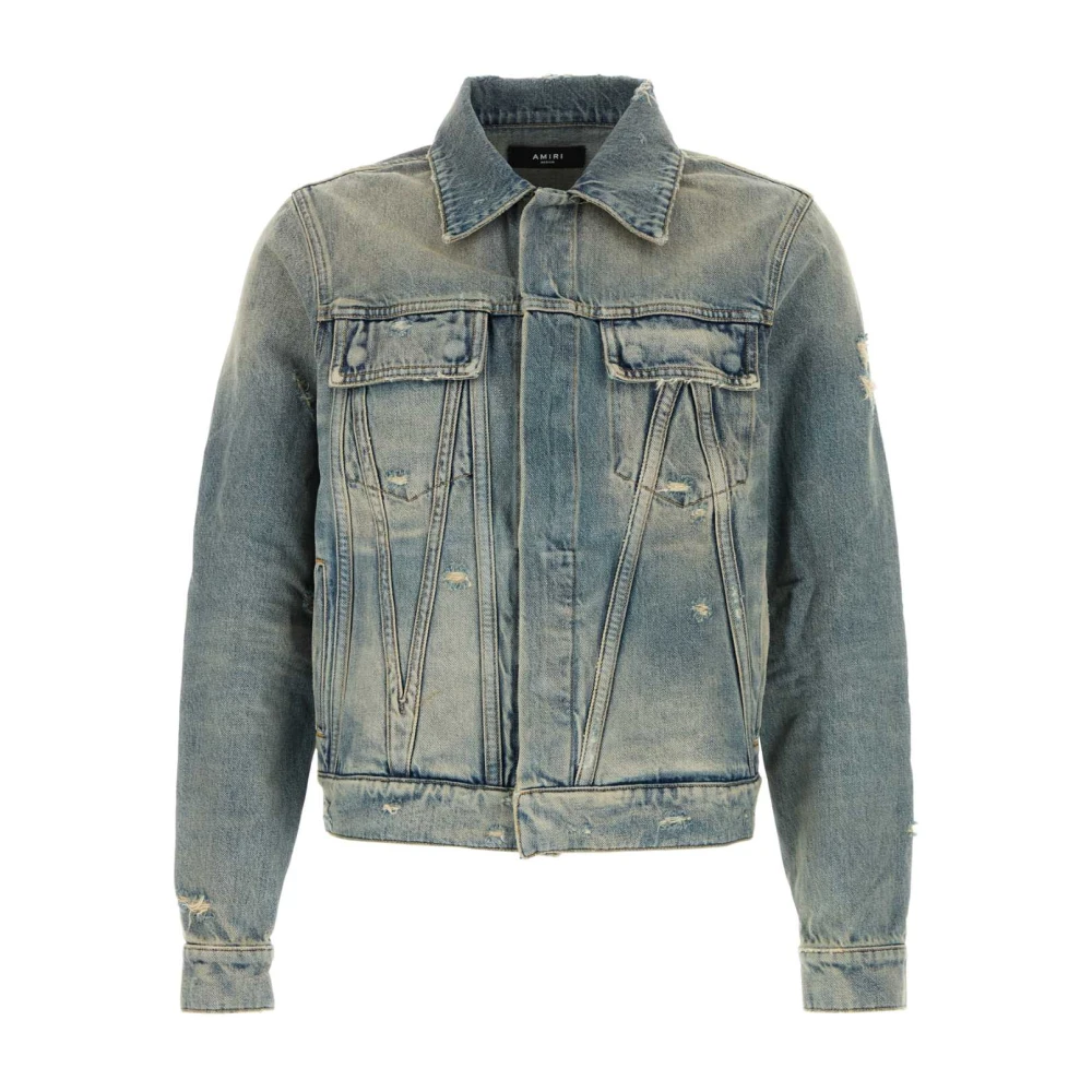 Amiri Stijlvolle Denimjack voor Mannen Blue Heren