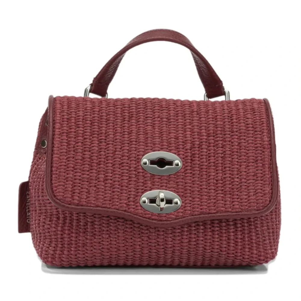 Zanellato Women's Red Handbags, One Size, Bags.. Bordeaux