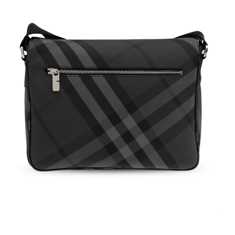 Burberry Schoudertas met ruitpatroon Gray Heren