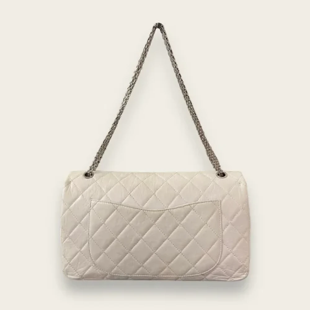 Chanel Vintage Pre-owned Leather chanel-bags Beige Dames