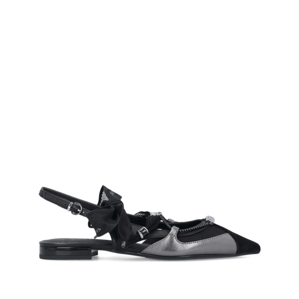 Pinko Women's Black Gianira Slingback Pumps - Ballerina Shoes - 3 Uk - Shoes