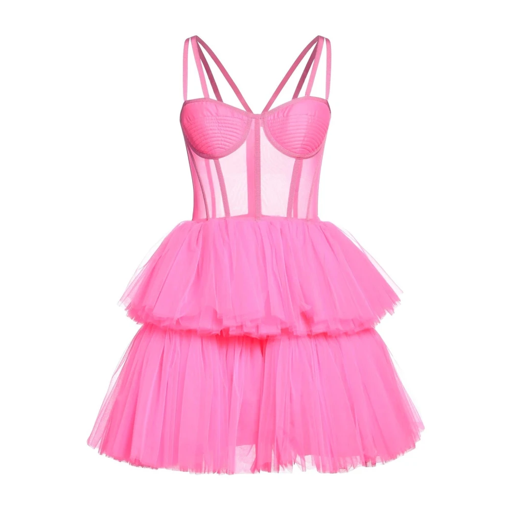 19:13 Dresscode Short Dresses Pink Dames