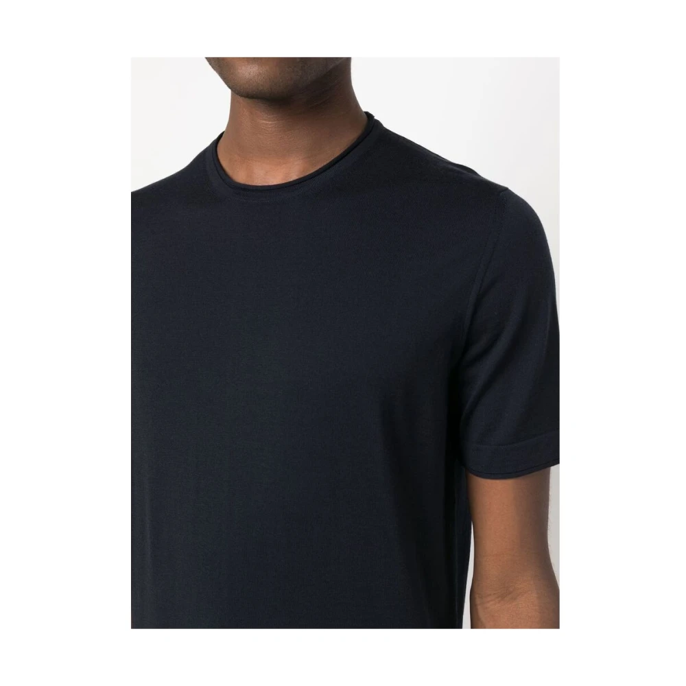 Goes Botanical Donkerblauw Botanisch T-Shirt Blue Heren