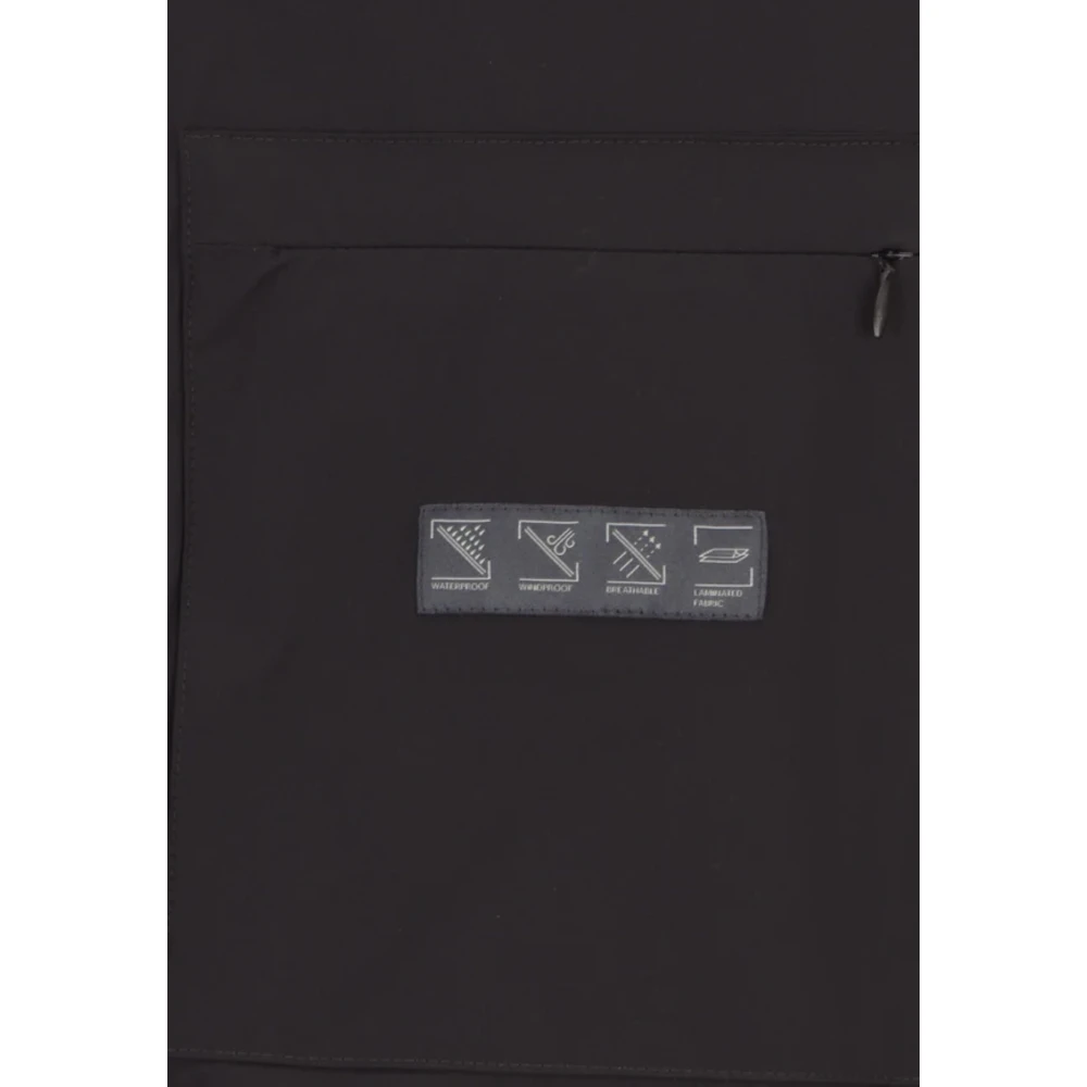 Herno Zwarte Bomberjack met hoge kraag Black Heren